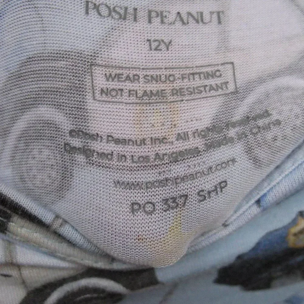 Posh Peanut Hero Law Enforcement K9 Dog Pajamas Two Piece 12